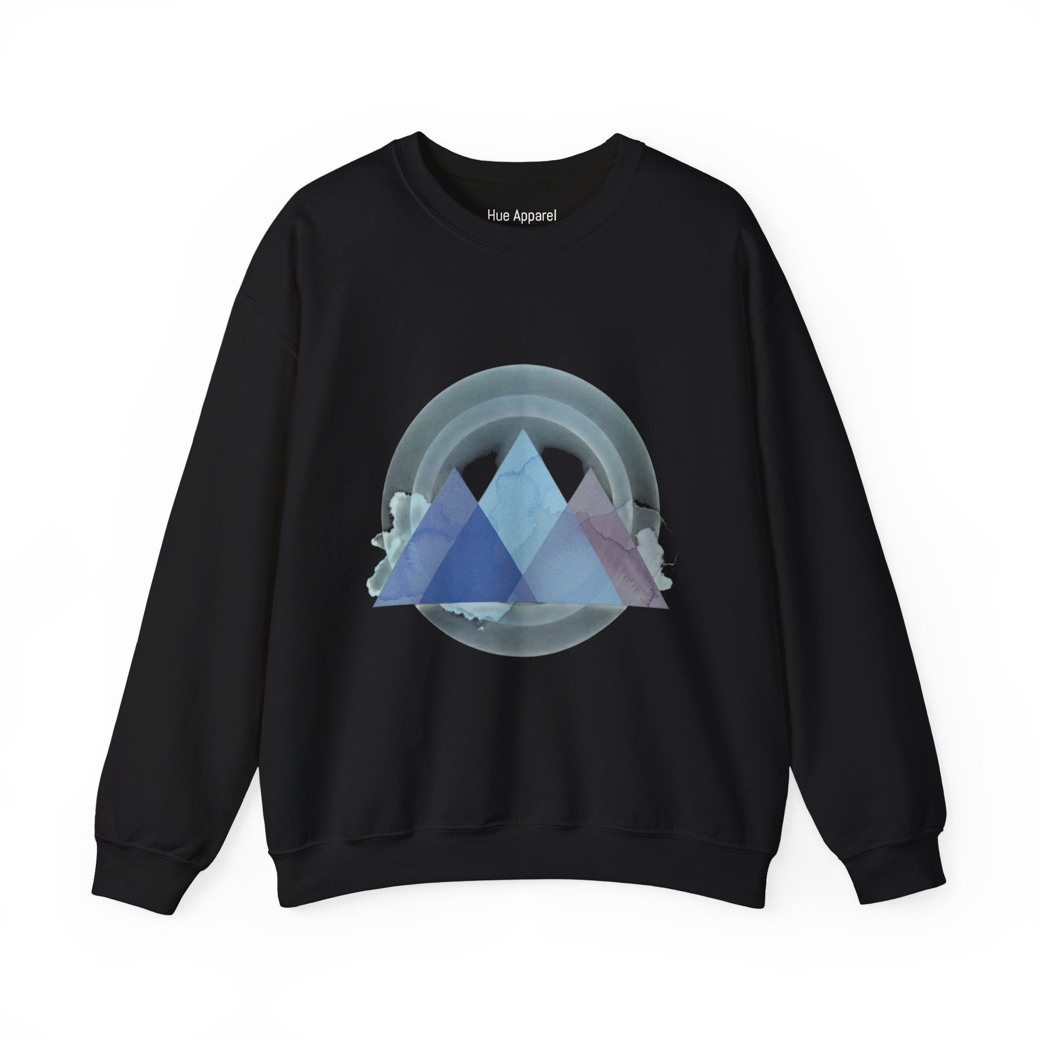 Pyramid Sweatshirt — Geometric Unisex Crewneck