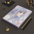 Blossom Watercolor Anime Dream Girl Hardcover Journal
