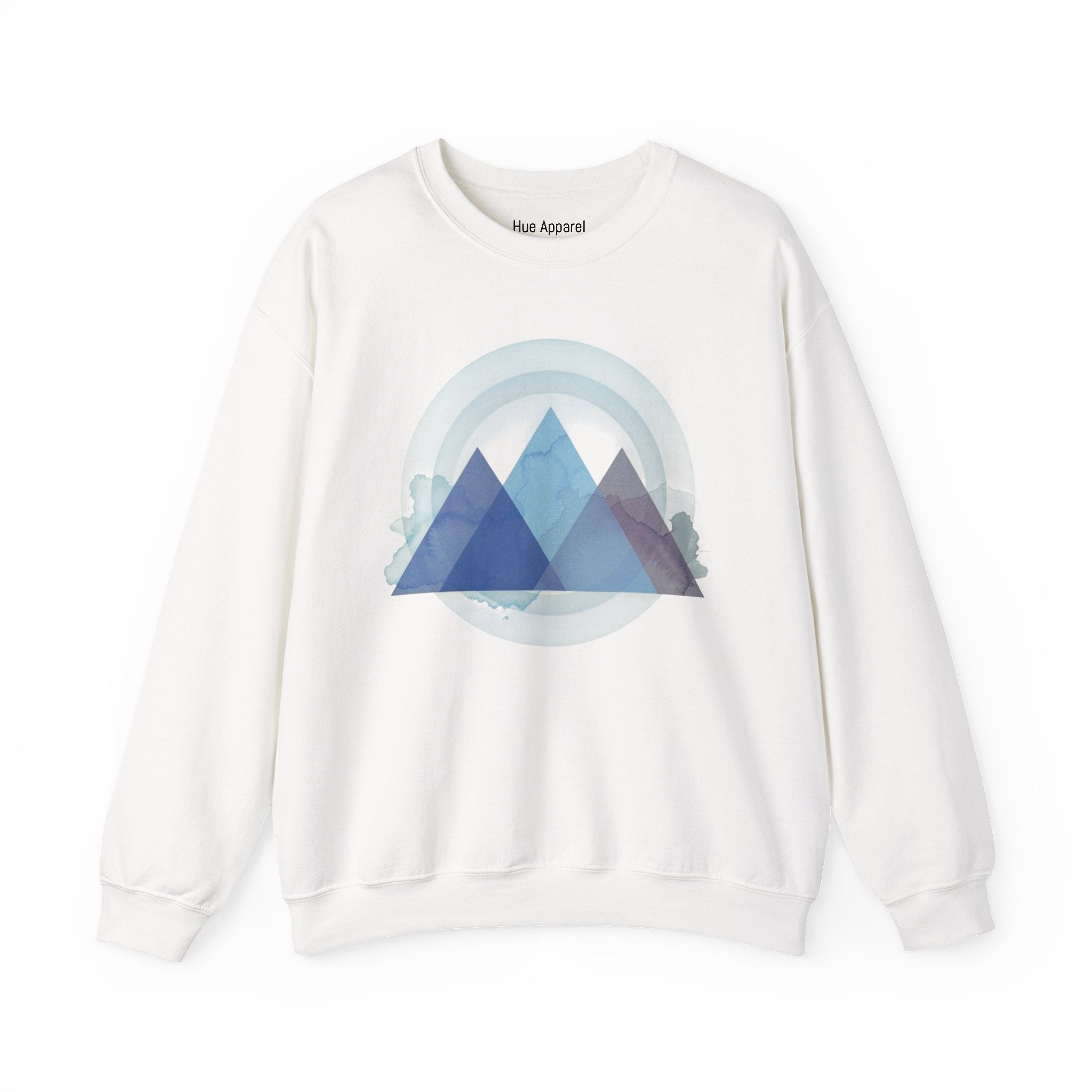 Pyramid Sweatshirt — Geometric Unisex Crewneck