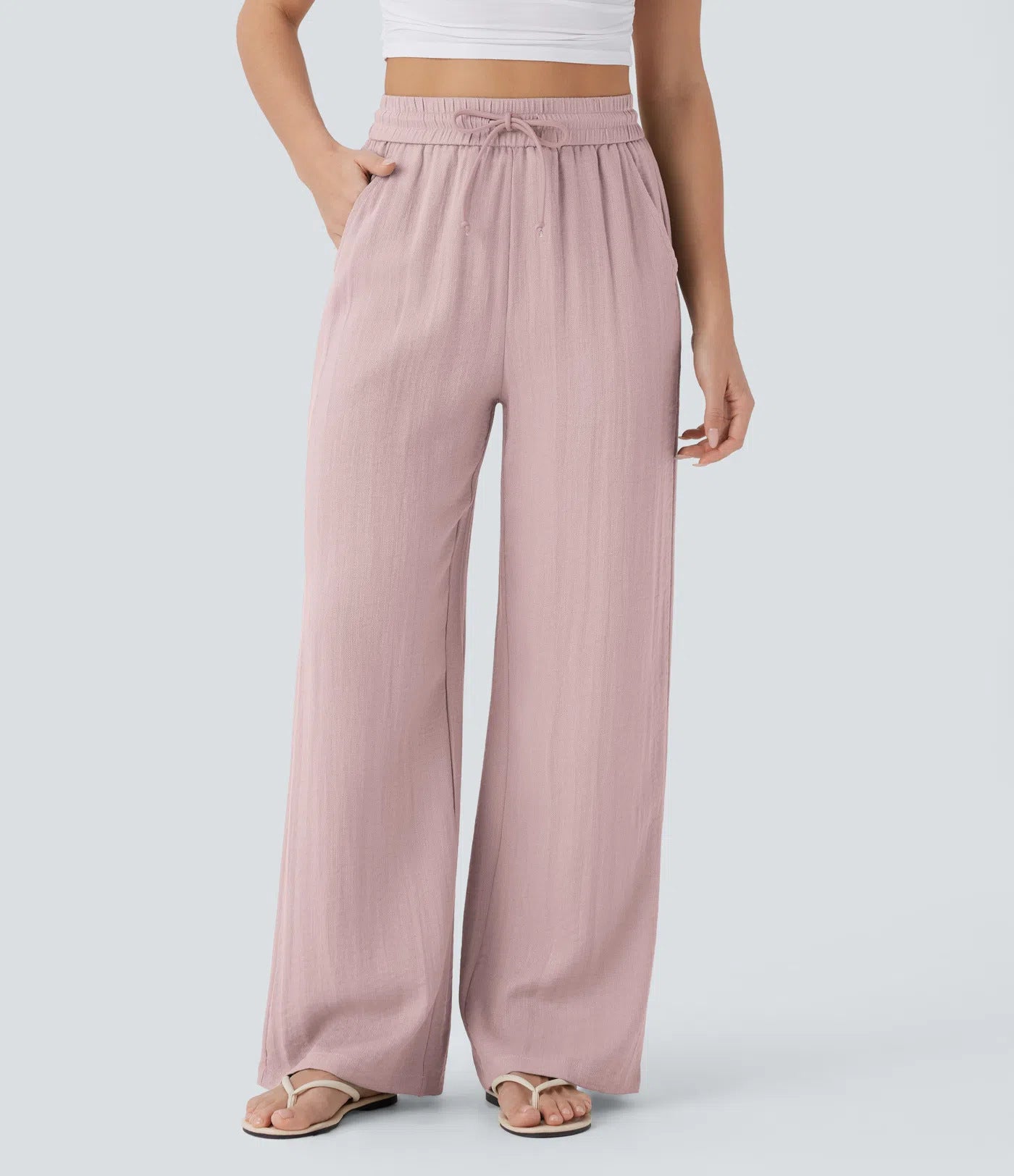 High Waisted Wide Leg Pants
