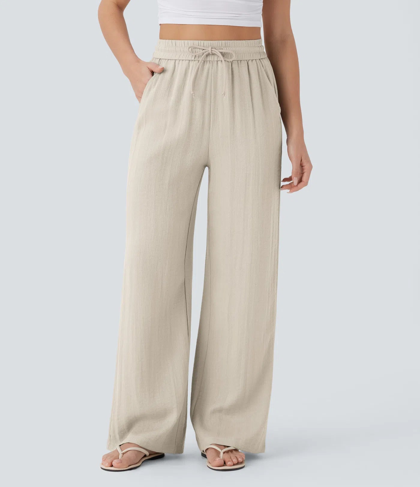 High Waisted Wide Leg Pants