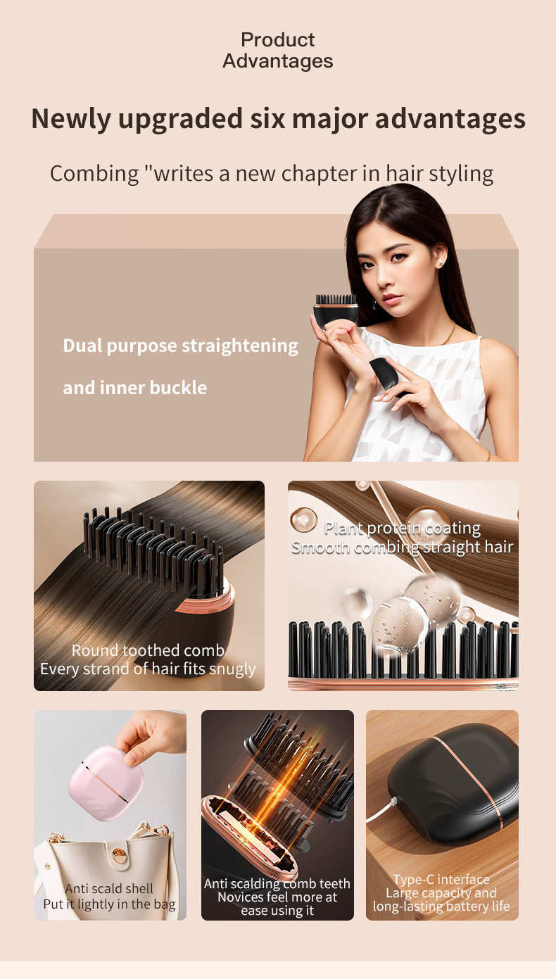 Wireless Hair Straightener