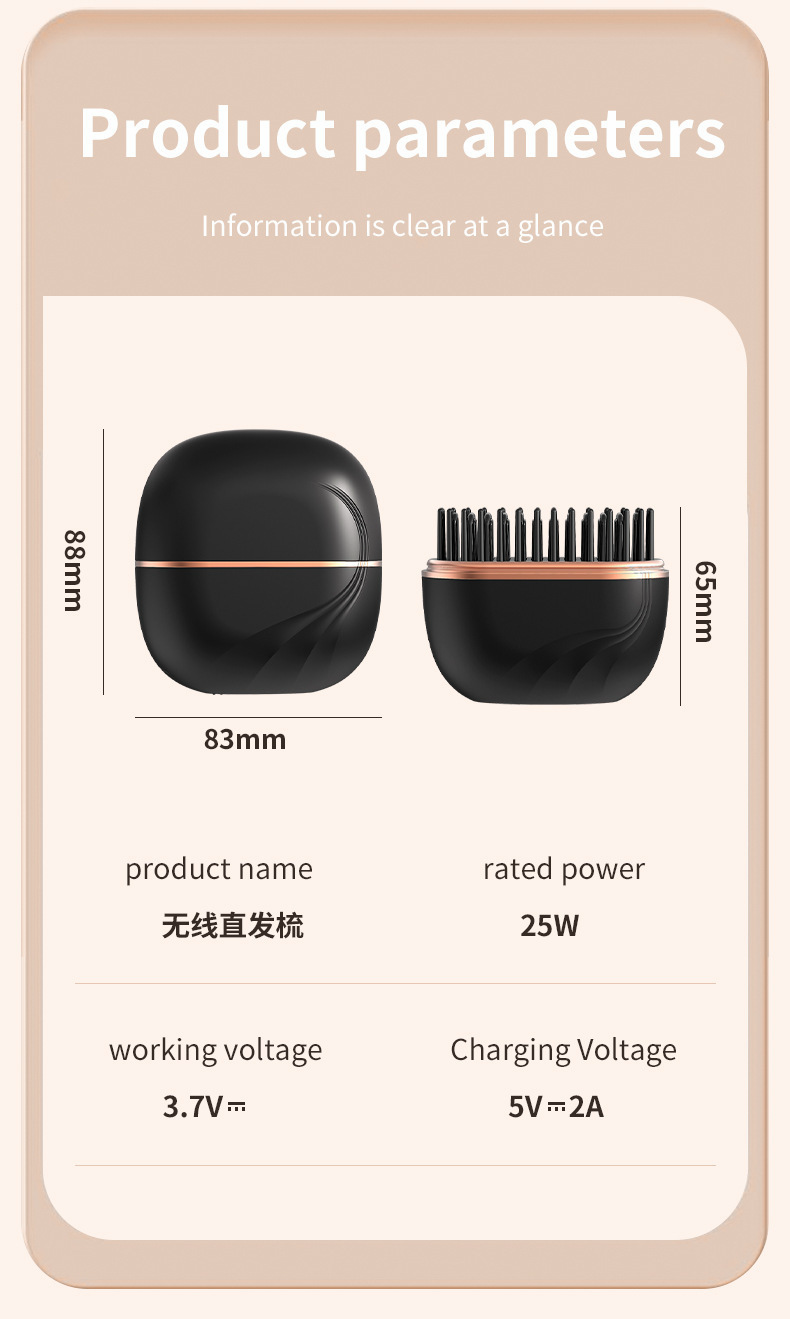 Wireless Hair Straightener