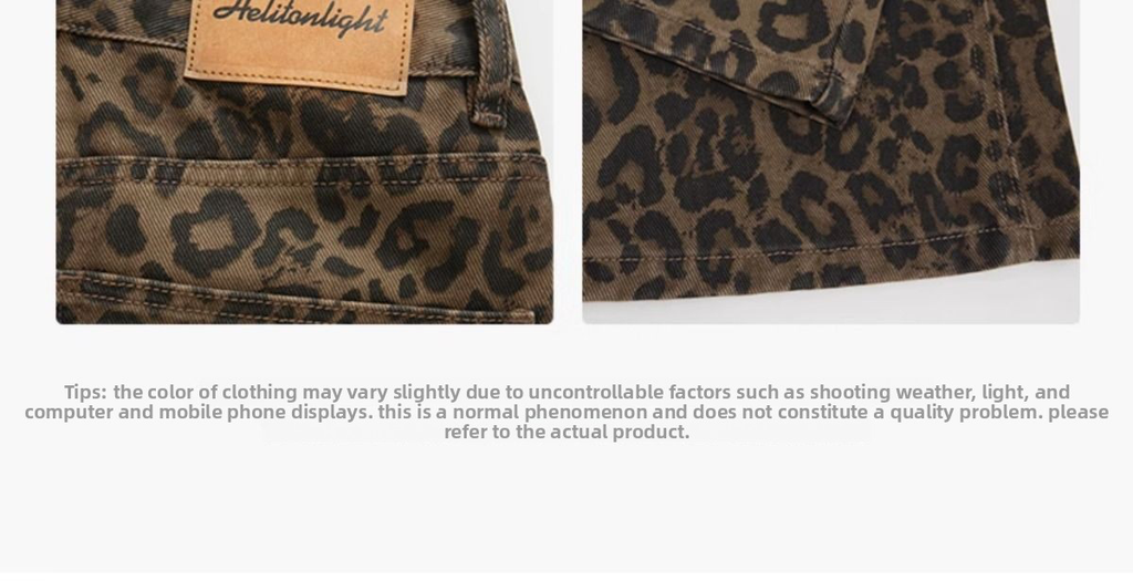 Coffee Brown Leopard Pants