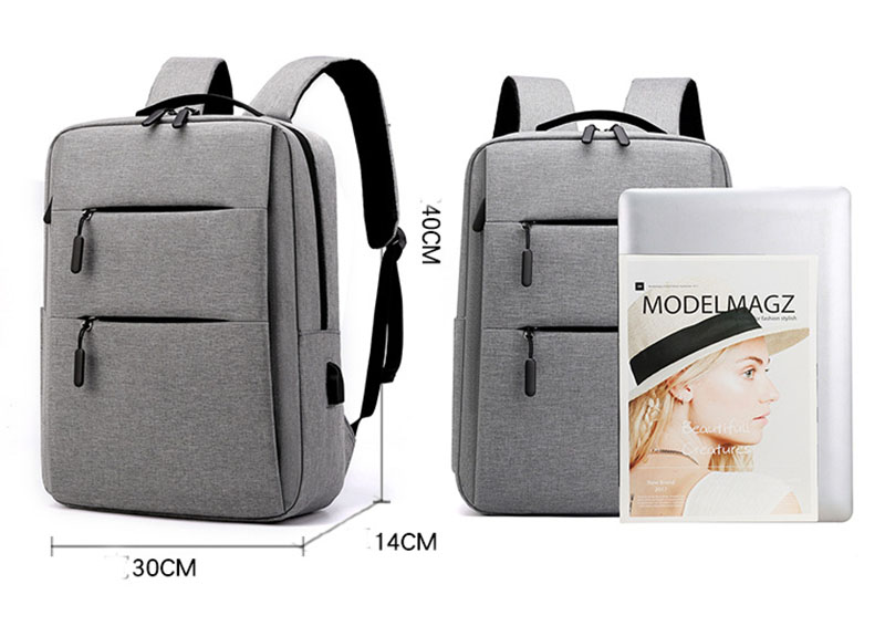 Laptop Backpack With USB Design High Capacity Bags