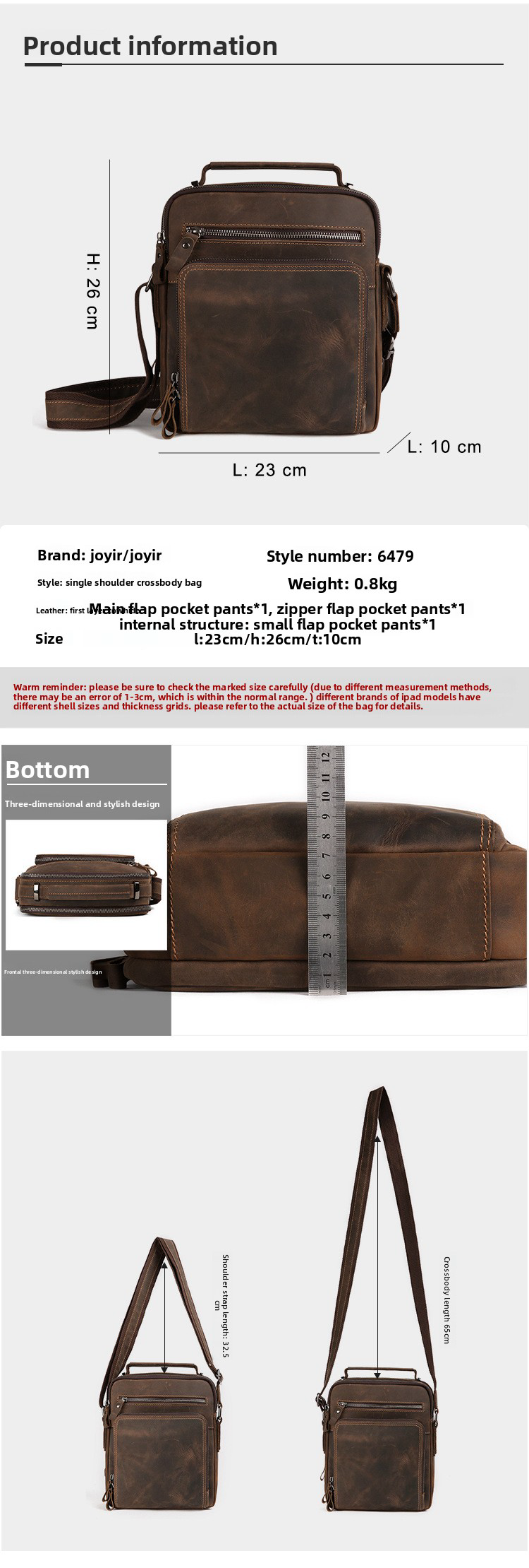 Leather Shoulder Bag