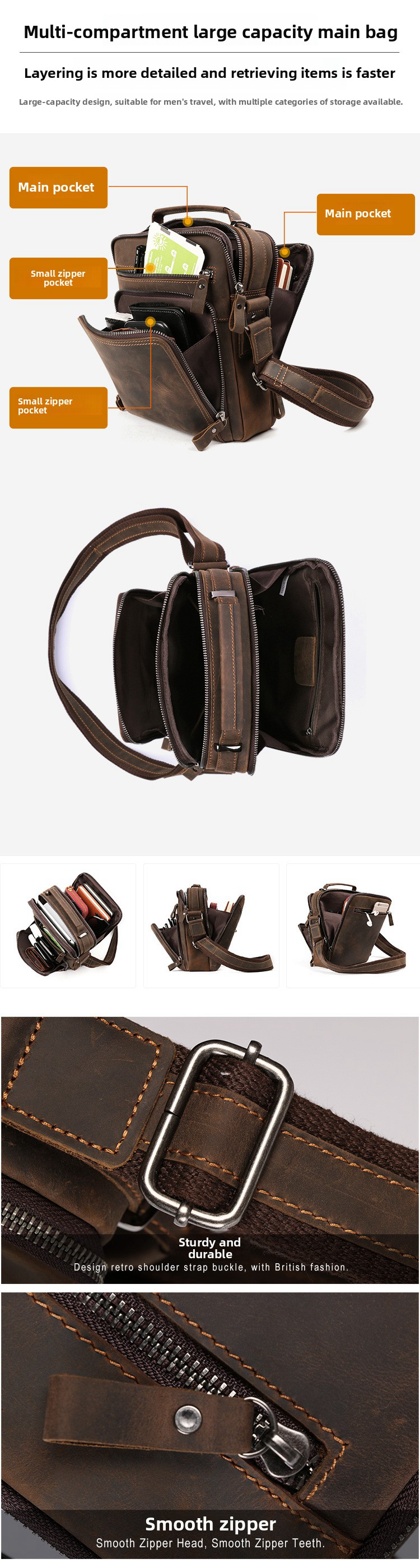 Leather Shoulder Bag