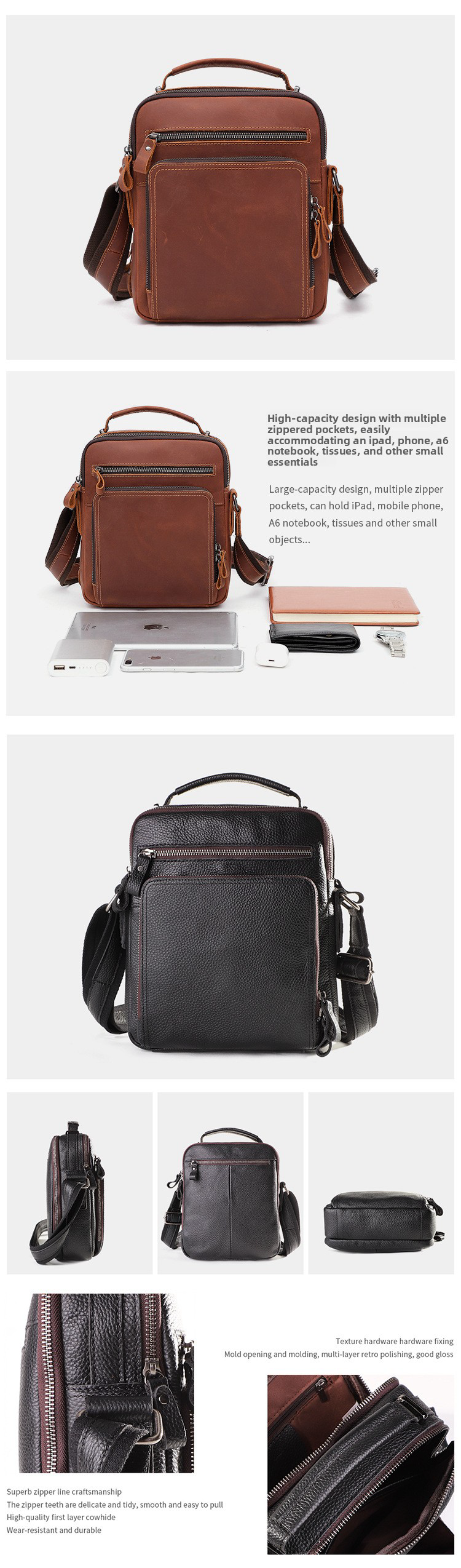 Leather Shoulder Bag