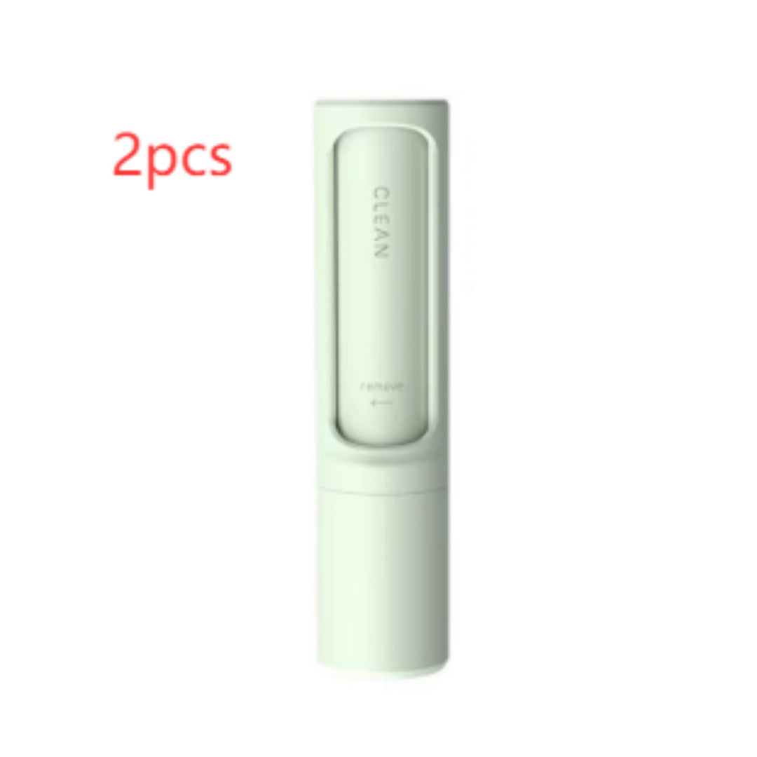 2-en-1 Brosse anti-poils réutilisable et portable pour animaux de compagnie