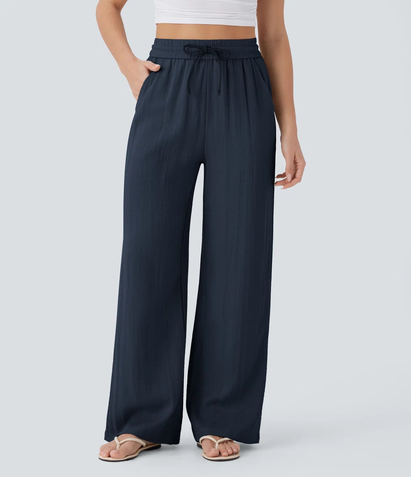 High Waisted Wide Leg Pants
