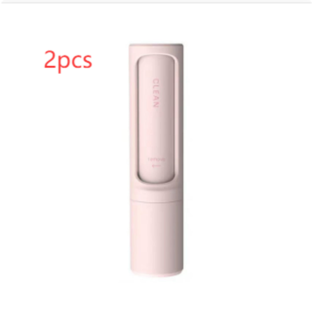 2-en-1 Brosse anti-poils réutilisable et portable pour animaux de compagnie